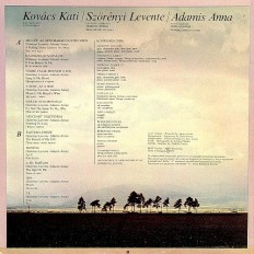 Виниловая пластинка Kovács Kati - Kovács Kati/Szörényi Levente/Adamis Anna  /Hu/ 1 press